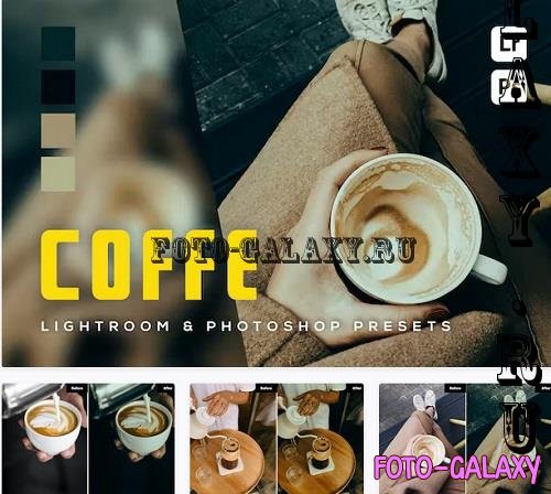 6 Coffee Lightroom and Photoshop Presets - JBW7K84