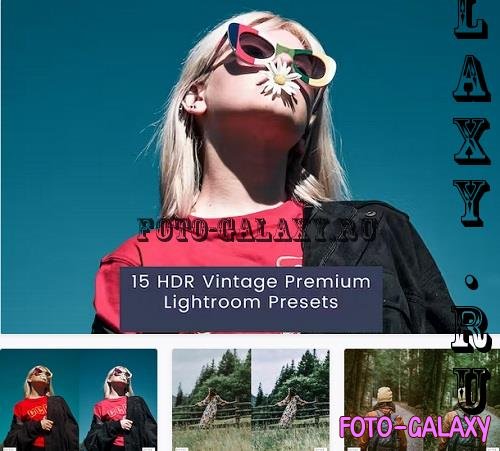 15 HDR Vintage Premium Lightroom Presets - YP7NSFJ