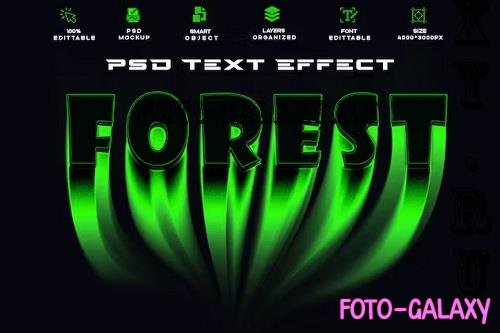 Forest Liquid Text Effect PSD - 6647PYB