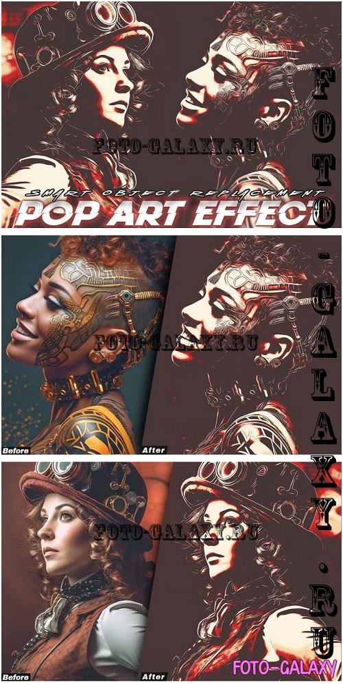 Pop Art Photo Effect Photoshop - 2FNVKUA