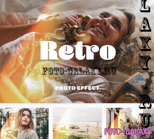 Retro Overlay Photo Effect - 31379969