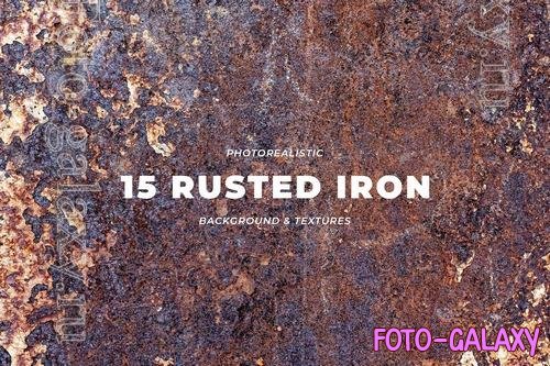 15 Rusted Iron Grunge Wall Texture Background