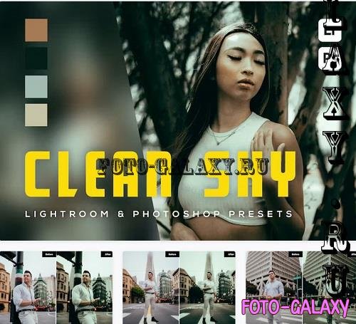 6 Clean Sky Lightroom and Photoshop Presets - HQCP6UY