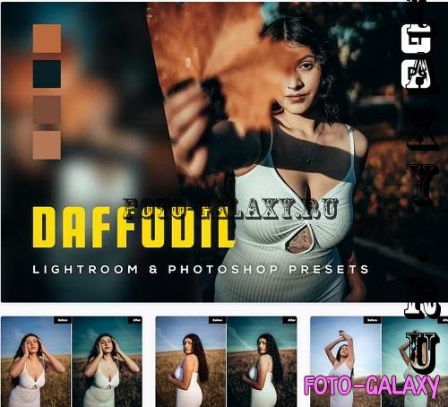 6 Daffodil Lightroom and Photoshop Presets - EVY7G9X