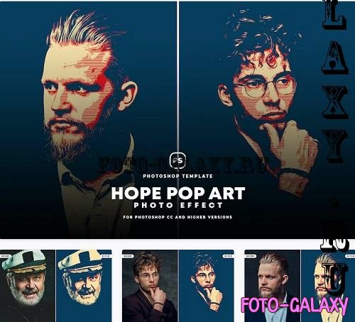 Hope Pop Art Photo Effect - 4G5NQNB
