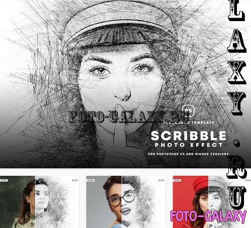 Scribble Photo Effect - CZZUWH7