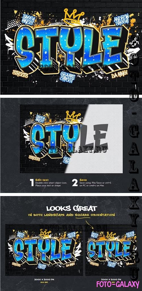 Graffiti Text Effect - UX5G4CK
