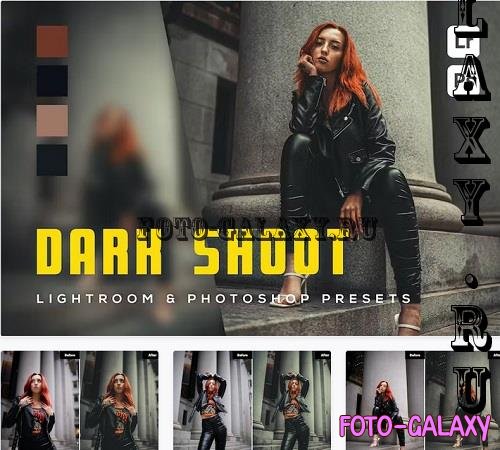 6 Dark shoot Lightroom and Photoshop Presets - VAF8J5L