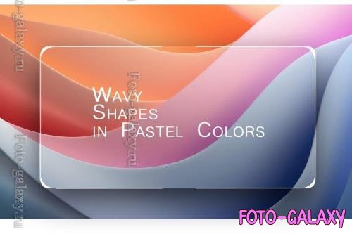 Wavy Shapes in Pastel Colors