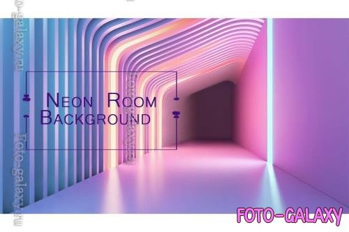 Neon Room Background