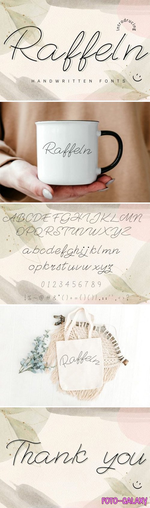 Raffeln Font