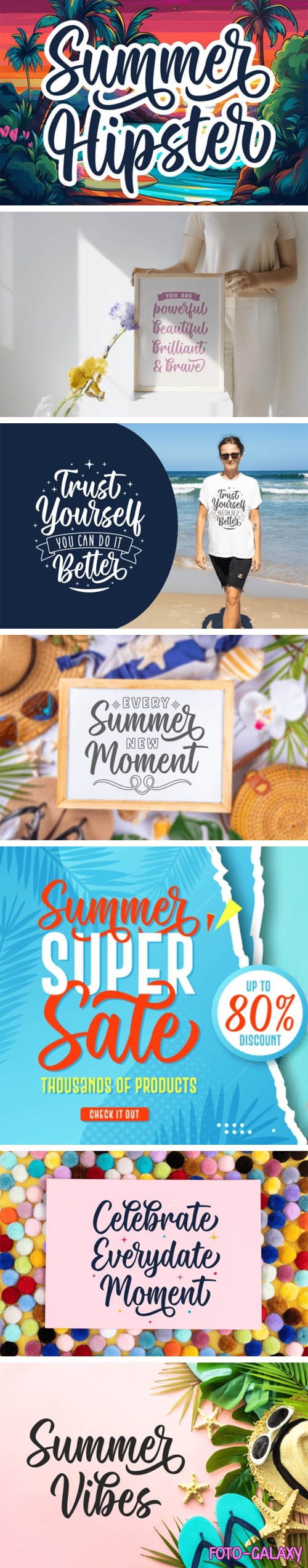 Summer Hipster Handwritten Font