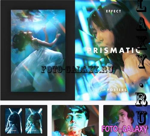 Prismatic Poster Photo Effect - 13417396