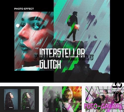 Interstellar Glitch Poster Effect - 26700790