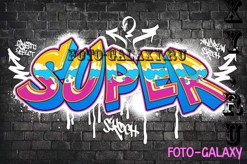 Graffiti Text Effect - CF2ACYV