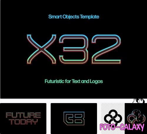 Futuristic Text Effect - 35916322