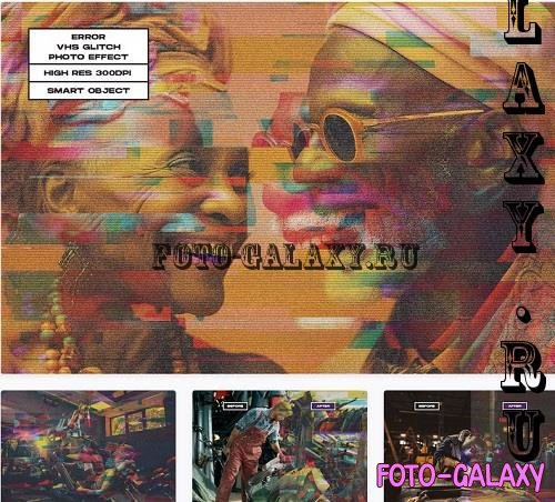 Error VHS Glitch Photo Effect - CMHCMGC