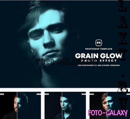 Grain Glow Photo Effect - 64W5B3C