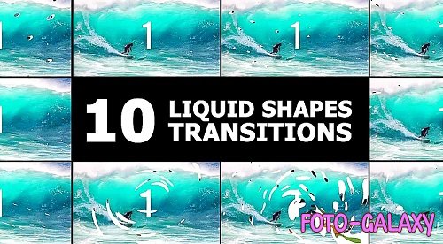 Videohive - Liquid Shapes Transitions 47585912 - Project For Final Cut & Apple Motion 