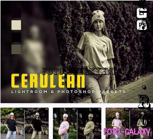 6 Cerulean Lightroom and Photoshop Presets - D3NFNDG