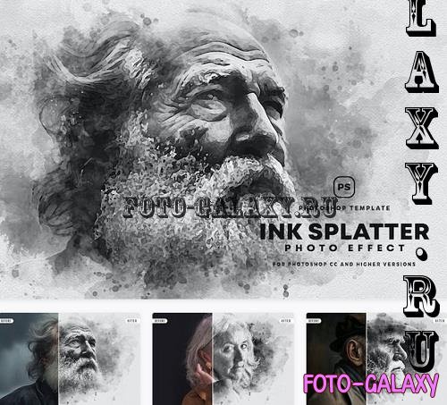 Ink Splatter Photo Effect - B85UJVS