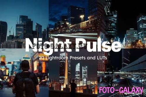 20 Night Pulse LUTs & Lightroom Presets - 42180725