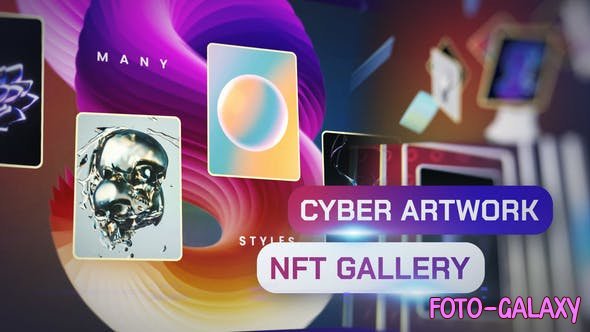 Videohive - Cyber Artwork NFT Gallery 47699582