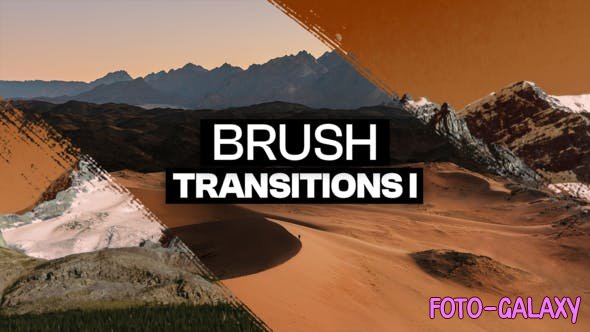 Videohive - 10 Brush Transitions I 47587680