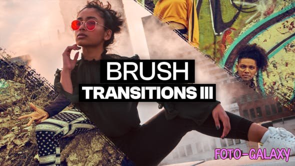 Videohive - 20 Brush Transitions III 47689580