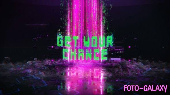 Videohive - Cyberpunk Glitch Intro 47738605