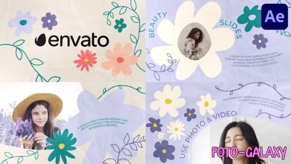 Videohive - Flowers Slides | After Effects 47697017