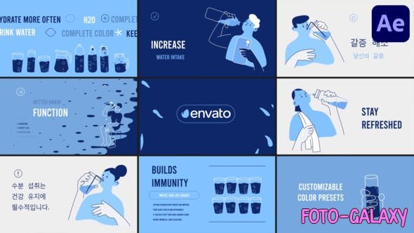 Videohive - Drink More Water Explainer | After Effects 47675500