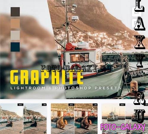 6 Graphite Lightroom and Photoshop Presets - NXAKETW