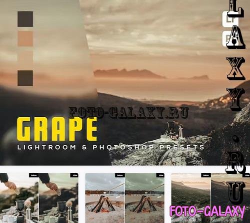 6 Grape Lightroom and Photoshop Presets - ANMHD3U