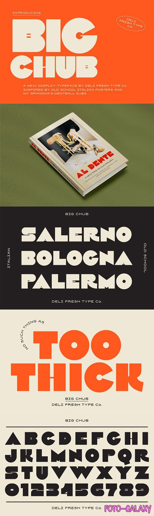 Big Chub - An Old School Italian Font