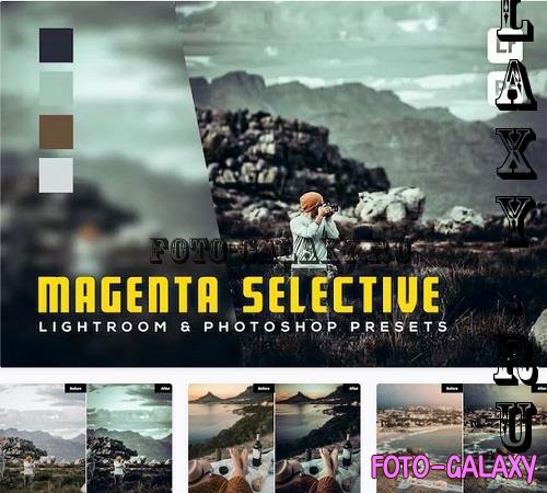 6 Magenta selective Lightroom and Photoshop Preset - XLNKJ97