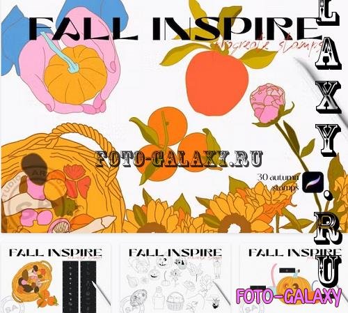 Fall Inspire Procreate Stamp - 4C5KWL8