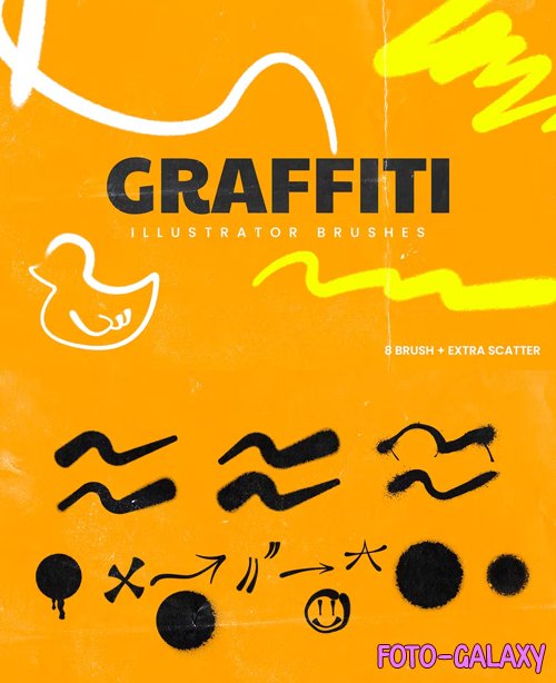 Graffiti Illustrator Brushes Pack