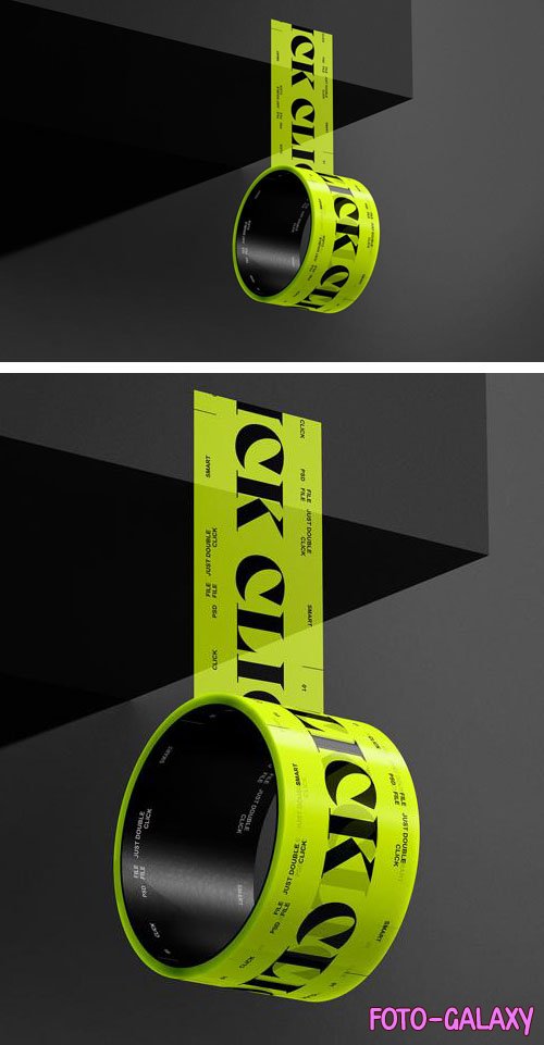 Duct Tape PSD Mockup Template
