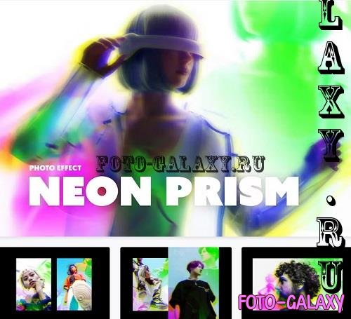 Neon Prism Photo Effect - 42217225