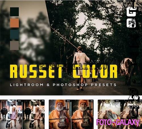 6 Russet Color Lightroom and Photoshop Presets - DLG6AYP
