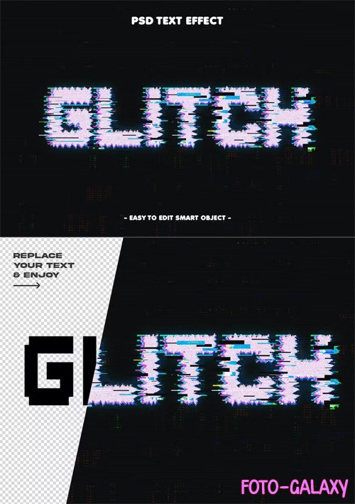Electronic Glitch Sci-fi Text Effect