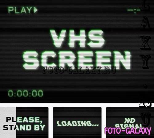 VHS Screen Text Effect - 42261478