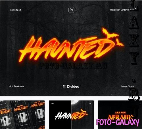 Haunted Halloween Text Effect - 6545013