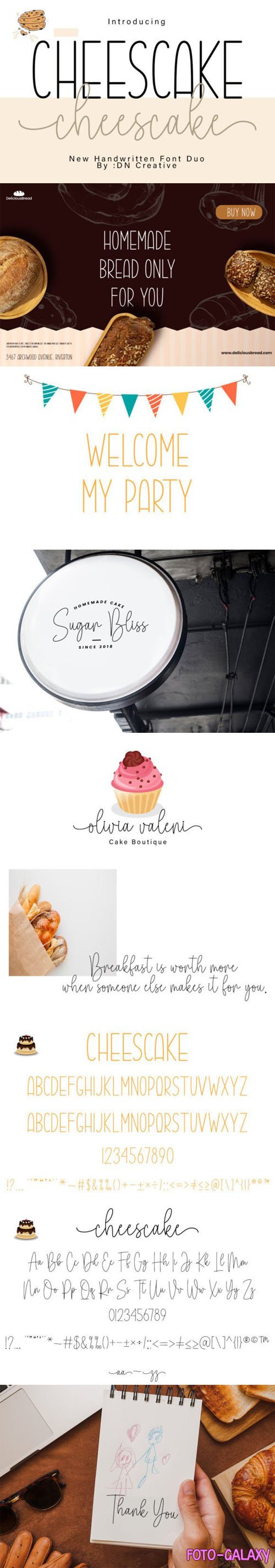 Cheescake Duo Font