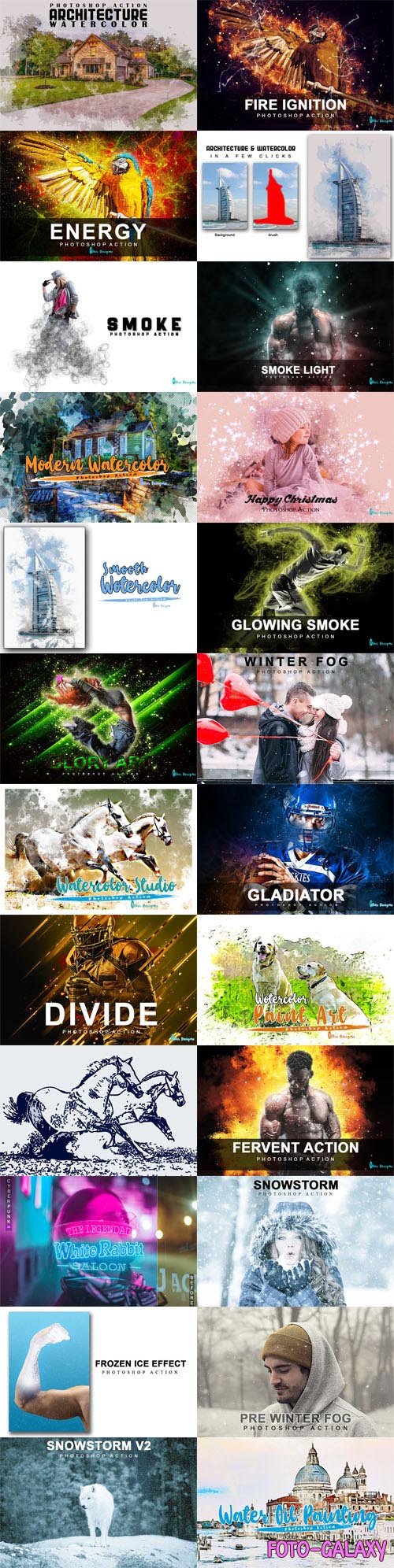 806 In 1 - Amazing Mix Creative Photoshop Actions Bundle