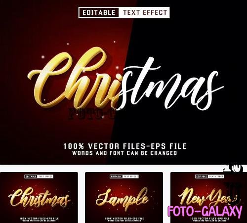 Christmas Editable Text Effect - CVTV6RW