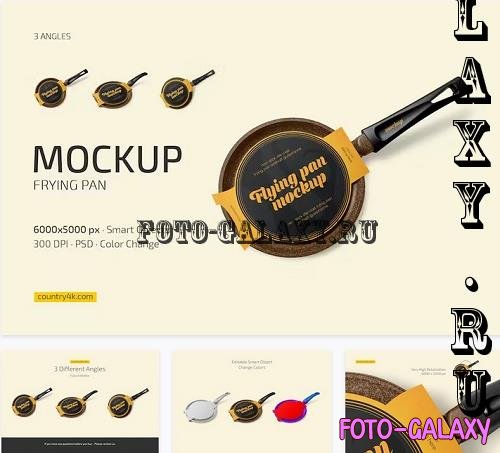 Frying Pan Mockup Set - 10271235