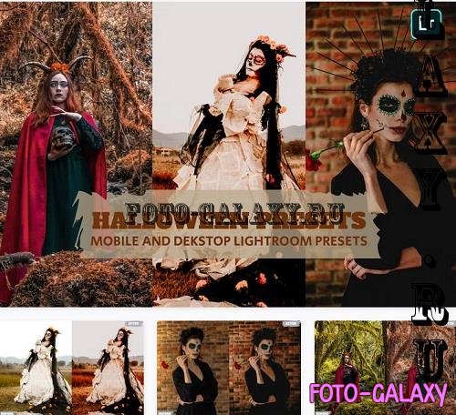 Halloween Prests Lightroom Presets Dekstop Mobile - LUVE7RW