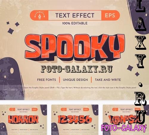 Spooky - Editable Text Effect - 42313150